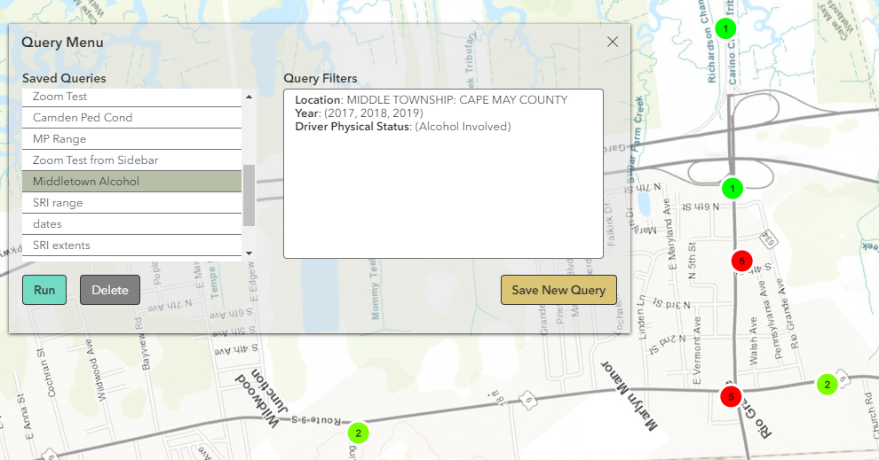 Query Menu